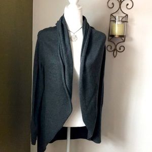 Leith long wrap cardigan